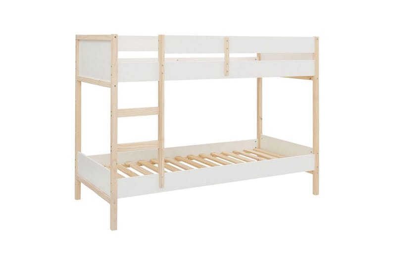 Våningssäng Square Line Vit, 150x205x96 cm - Vit, 150x205x96 cm - Möbler - Barnmöbler - Barnsäng & juniorsäng - Loftsäng barn