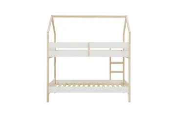 Våningssäng Square Line Vit, 223x205x96 cm - Vit, 223x205x96 cm - Möbler - Barnmöbler - Barnsäng & juniorsäng - Våningssäng barn