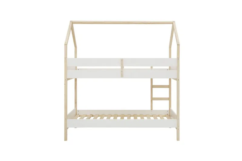 Våningssäng Square Line Vit, 223x205x96 cm - Vit, 223x205x96 cm - Möbler - Barnmöbler - Barnsäng & juniorsäng - Våningssäng barn