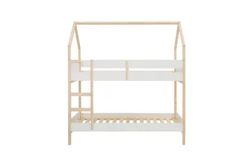 Våningssäng Square Line Vit, 223x205x96 cm - Vit, 223x205x96 cm - Möbler - Barnmöbler - Barnsäng & juniorsäng - Våningssäng barn