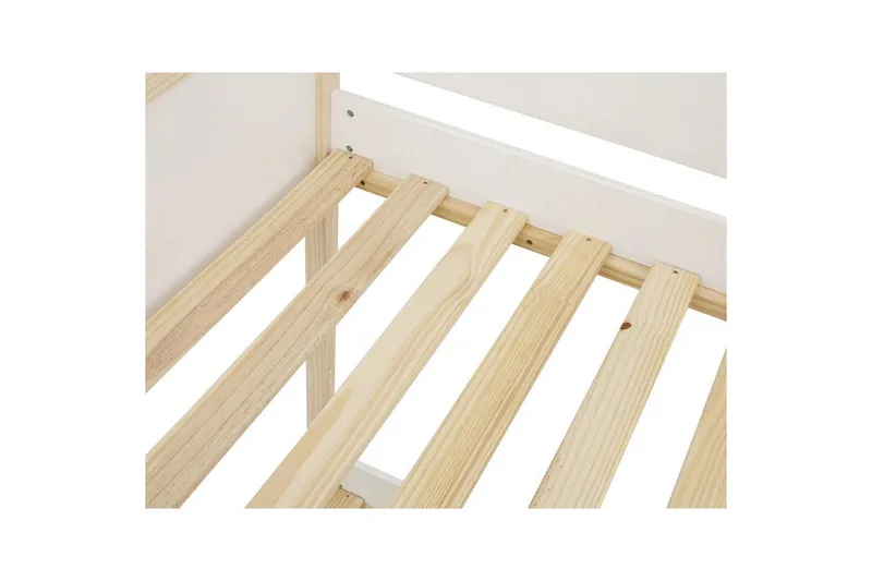 Våningssäng Square Line Vit, 223x205x96 cm - Vit, 223x205x96 cm - Möbler - Barnmöbler - Barnsäng & juniorsäng - Våningssäng barn
