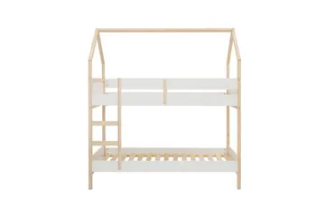 Våningssäng Square Line Vit, 223x205x96 cm - Vit, 223x205x96 cm - Möbler - Barnmöbler - Barnsäng & juniorsäng - Loftsäng barn