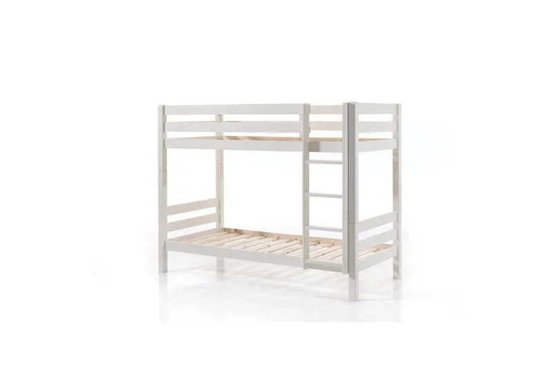 Våningssäng Pino Set med 2 Lådor Vit, 160 cm, Vit, 160 cm