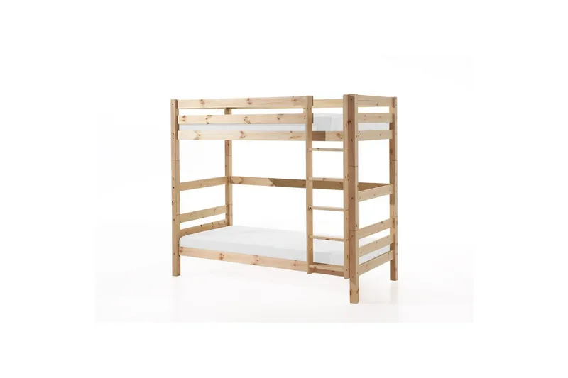 Våningssäng Pino Set med 2 Lådor Naturlig, 180 cm - Naturlig, 180 cm - Möbler - Barnmöbler - Barnsäng & juniorsäng - Loftsäng barn