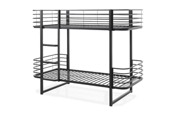 Boschba Våningssäng 90x200 cm - Svart - Möbler - Barnmöbler - Barnsäng & juniorsäng - Våningssäng barn