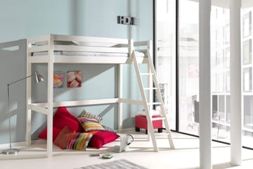 Loftsäng Prinken 90x200 - Vit - Möbler - Barnmöbler - Barnsäng & juniorsäng - Våningssäng barn