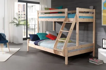 Pirue Familjesäng - Trä/Brun - Möbler - Barnmöbler - Barnsäng & juniorsäng - Våningssäng barn