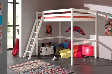 Pirue Loftsäng - Vit - Möbler - Barnmöbler - Barnsäng & juniorsäng - Våningssäng barn