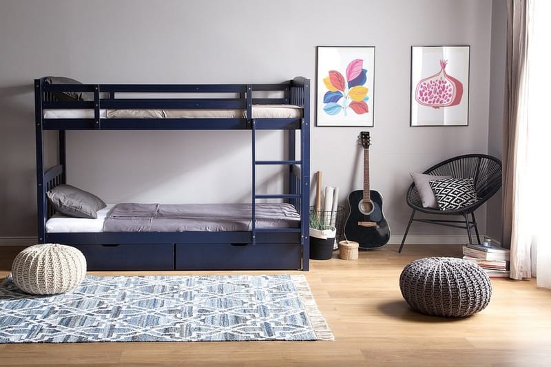 Revin Våningssäng 90|200 cm - Blå - Möbler - Barnmöbler - Barnsäng & juniorsäng - Våningssäng barn