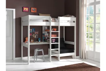 Sovaren Loftsäng med Myshörna - Vit - Möbler - Barnmöbler - Barnsäng & juniorsäng - Våningssäng barn