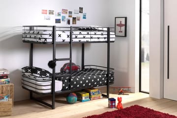 Våningssäng Climbers 90x200 - Svart - Möbler - Barnmöbler - Barnsäng & juniorsäng - Våningssäng barn