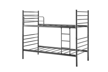 Våningssäng Två Liggplatser Maniram 90 cm - Svart - Möbler - Barnmöbler - Barnsäng & juniorsäng - Våningssäng barn