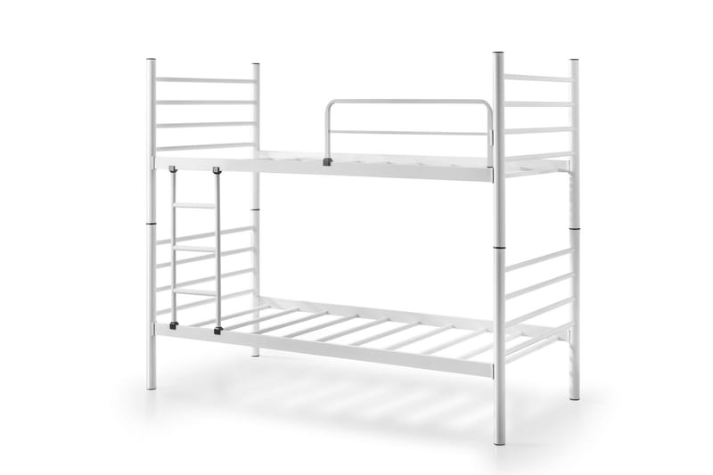 Våningssäng Två Liggplatser Maniram 90 cm - Vit - Möbler - Barnmöbler - Barnsäng & juniorsäng - Våningssäng barn