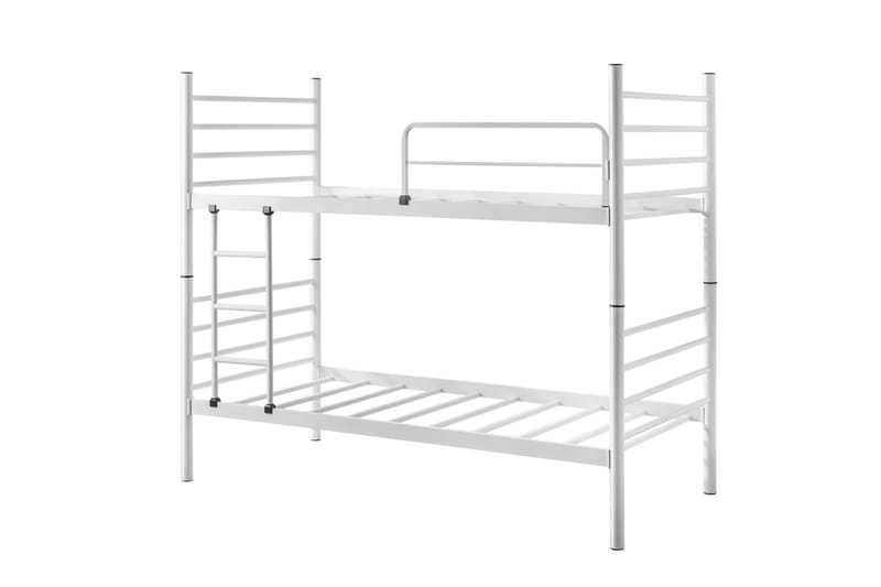 Våningssäng Två Liggplatser Maniram 90 cm - Vit - Möbler - Barnmöbler - Barnsäng & juniorsäng - Våningssäng barn