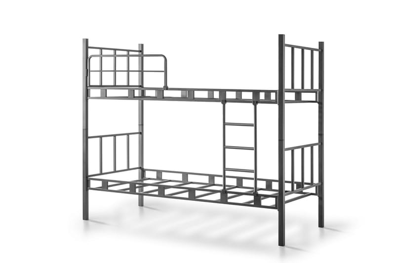 Våningssäng Två Liggplatser Muttu 90 cm - Svart - Möbler - Barnmöbler - Barnsäng & juniorsäng - Våningssäng barn