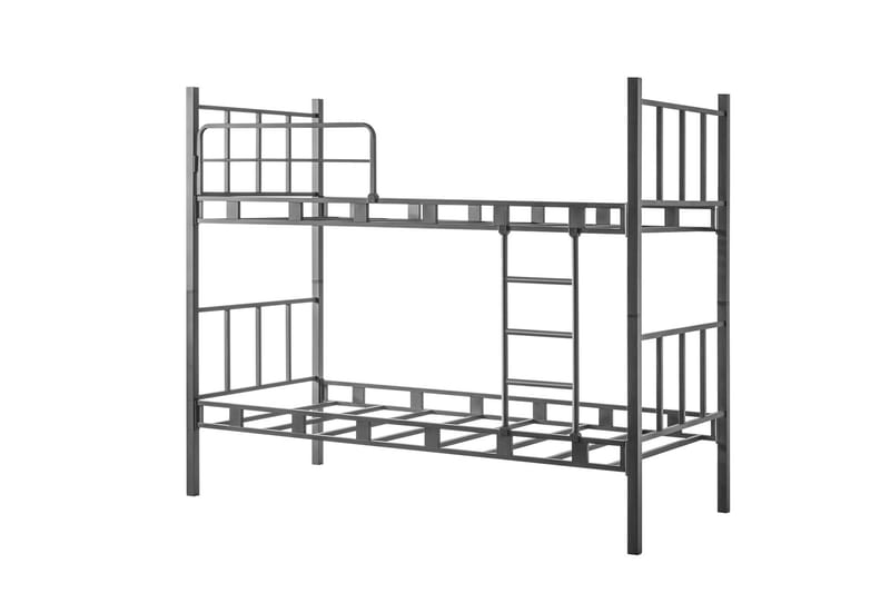 Våningssäng Två Liggplatser Muttu 90 cm - Svart - Möbler - Barnmöbler - Barnsäng & juniorsäng - Våningssäng barn