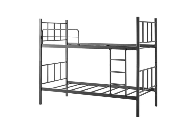 Våningssäng Två Liggplatser Muttu 90 cm - Svart - Möbler - Barnmöbler - Barnsäng & juniorsäng - Våningssäng barn