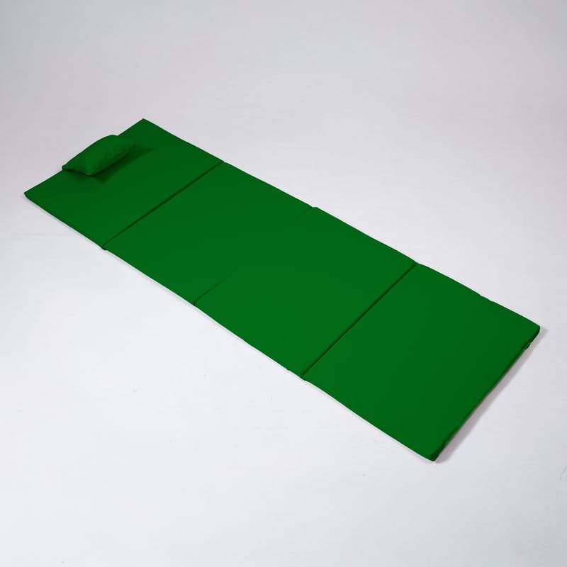 Wylen Fällbar Bäddbar Skummadrass 55x180 cm i Textil - Grön - Möbler - Barnmöbler - Barnsäng & juniorsäng - Resårbotten barn & barn madrasser