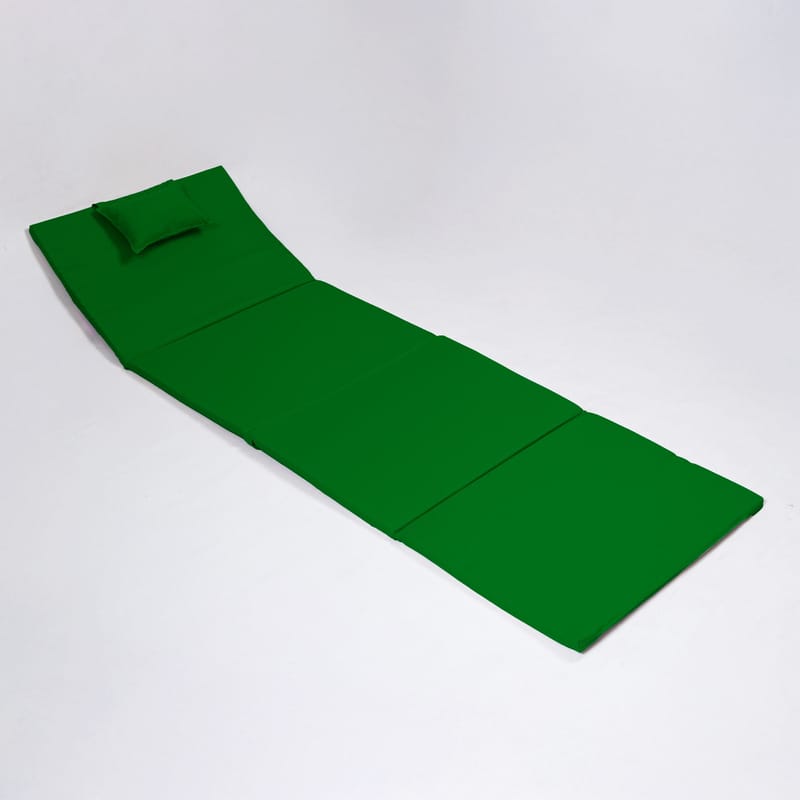 Wylen Fällbar Bäddbar Skummadrass 55x180 cm i Textil - Grön - Möbler - Barnmöbler - Barnsäng & juniorsäng - Resårbotten barn & barn madrasser
