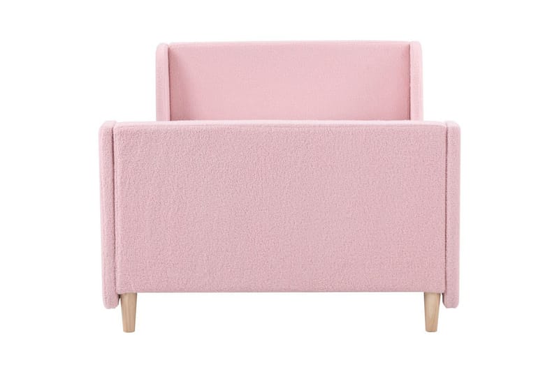 Barnsäng Laye - Rosa, ljust trä - Möbler - Barnmöbler - Barnsäng & juniorsäng