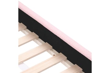 Barnsäng Laye - Rosa, ljust trä - Möbler - Barnmöbler - Barnsäng & juniorsäng