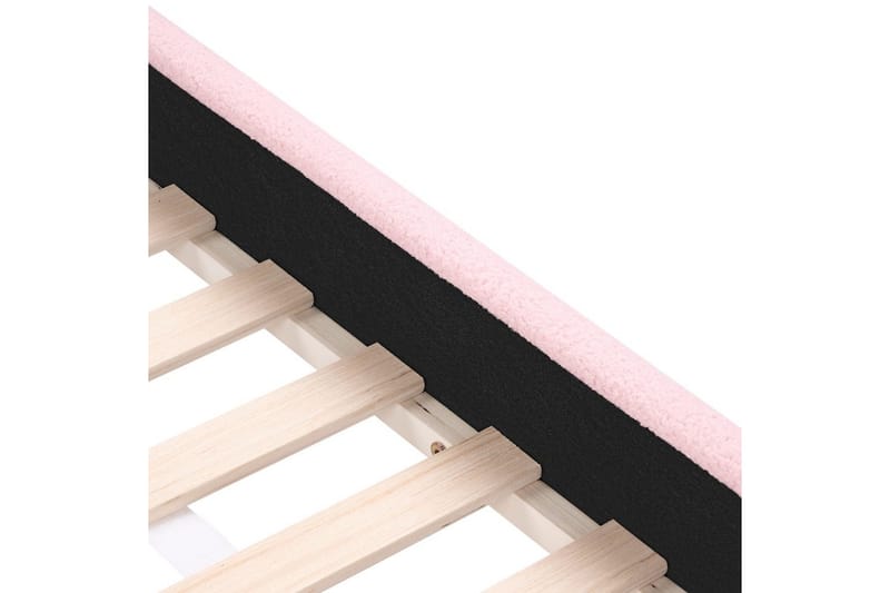 Barnsäng Laye - Rosa, ljust trä - Möbler - Barnmöbler - Barnsäng & juniorsäng