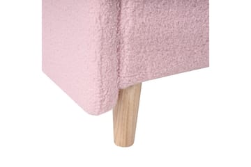Barnsäng Laye - Rosa, ljust trä - Möbler - Barnmöbler - Barnsäng & juniorsäng