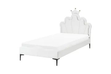 Barnsäng Rubian - Vit, Svart - Möbler - Barnmöbler - Barnsäng & juniorsäng