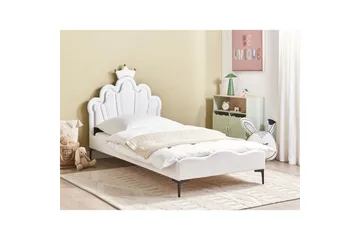 Barnsäng Rubian - Vit, Svart - Möbler - Barnmöbler - Barnsäng & juniorsäng