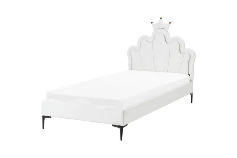 Barnsäng Rubian - Vit, Svart - Möbler - Barnmöbler - Barnsäng & juniorsäng