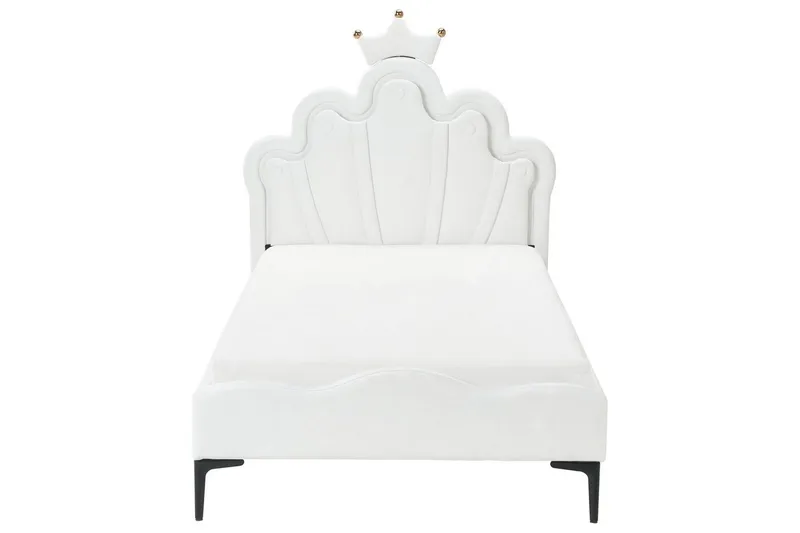 Barnsäng Rubian - Vit, Svart - Möbler - Barnmöbler - Barnsäng & juniorsäng