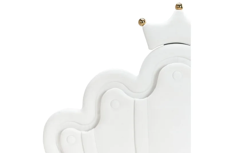 Barnsäng Rubian - Vit, Svart - Möbler - Barnmöbler - Barnsäng & juniorsäng