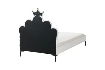 Barnsäng Rubian - Vit, Svart - Möbler - Barnmöbler - Barnsäng & juniorsäng