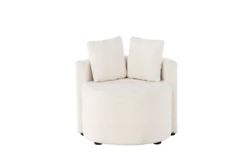 Kelso Barnsoffa Teddy - Vit - Möbler - Barnmöbler - Barnsoffa