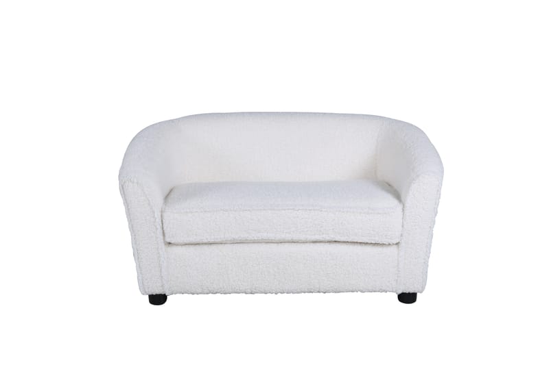 Barnsoffa Kosar Bouclé - Vit - Barnsoffa