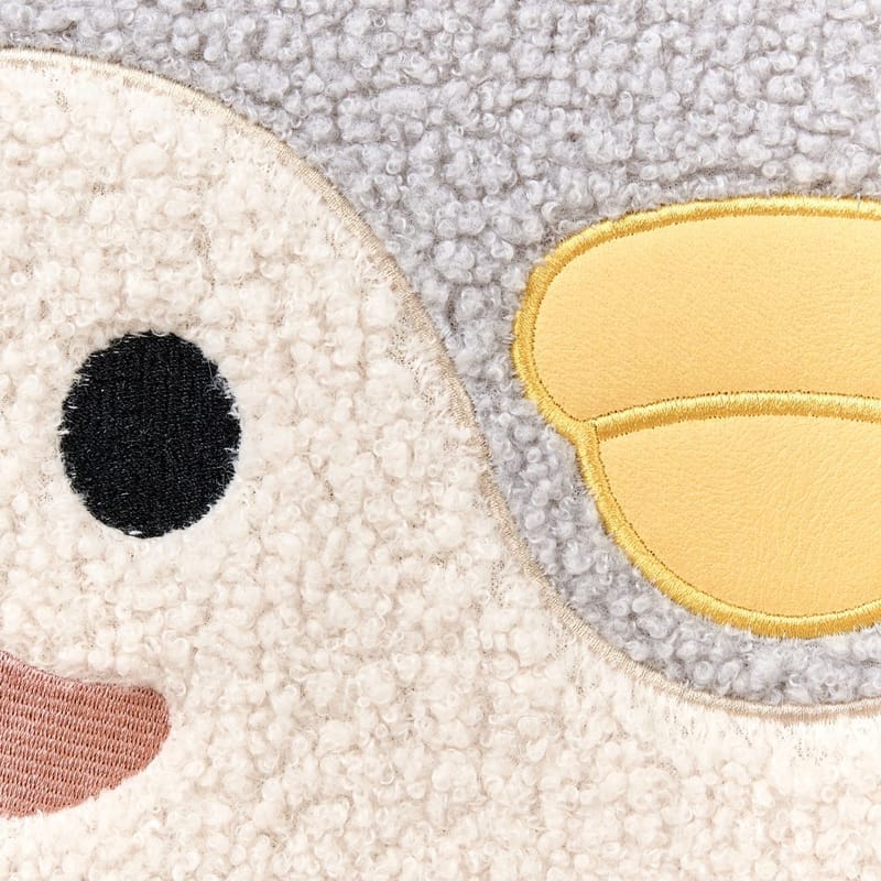 Barnfåtölj Hervik - Grå, vit, brun/50x55x60 - Möbler - Barnmöbler - Barnstol - Barnfåtölj