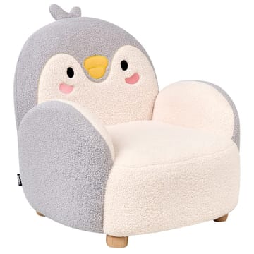 Barnfåtölj Hervik - Grå, vit, brun/50x55x60 - Möbler - Barnmöbler - Barnstol - Barnfåtölj