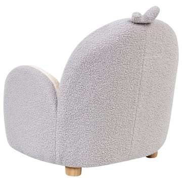 Barnfåtölj Hervik - Grå, vit, brun/50x55x60 - Möbler - Barnmöbler - Barnstol - Barnfåtölj