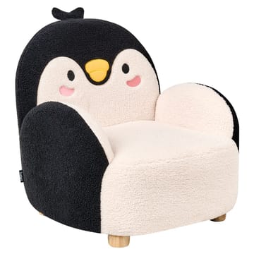 Barnfåtölj Hervik - Svart, vit, brun/50x55x60 - Möbler - Barnmöbler - Barnstol - Barnfåtölj