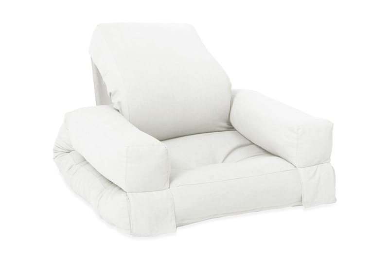Barnfåtölj Mini Hippo Beige - Natural - Barnfåtölj