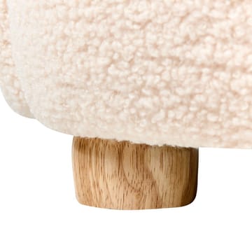 Barnfåtölj Zoar - Vit, brun - Möbler - Barnmöbler - Barnstol - Barnfåtölj