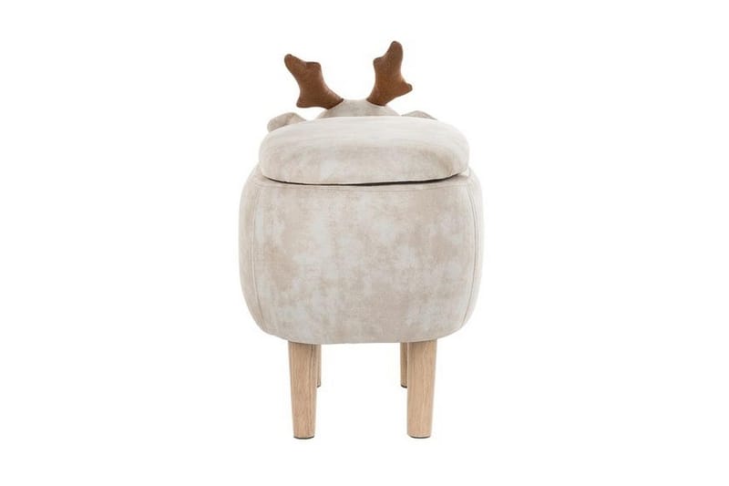 Sittpuff Burtonon med Förvaring - Beige - Möbler - Barnmöbler - Barnstol - Barnpall