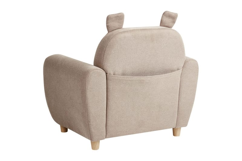 Barnstol Maribo Taupe/ljust trä - Taupe/ljust trä - Möbler - Barnmöbler - Barnstol - Skrivbordsstol barn