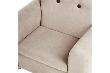 Barnstol Maribo Taupe/ljust trä - Taupe/ljust trä - Möbler - Barnmöbler - Barnstol - Skrivbordsstol barn