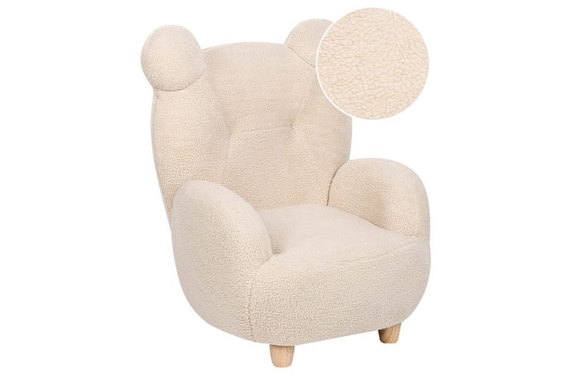 Barnstol Melbu Beige/ljust trä - Beige/ljust trä - Möbler - Barnmöbler - Barnstol - Barnfåtölj