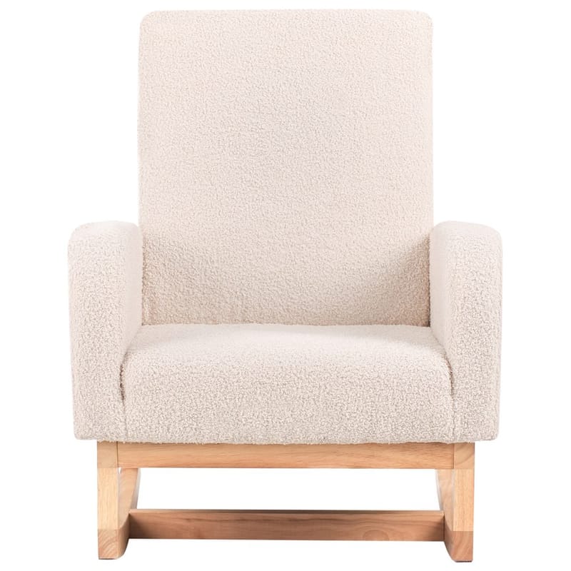 Gungfåtölj Norby - Beige, ljust trä - Möbler - Barnmöbler - Barnstol - Gungstol barn