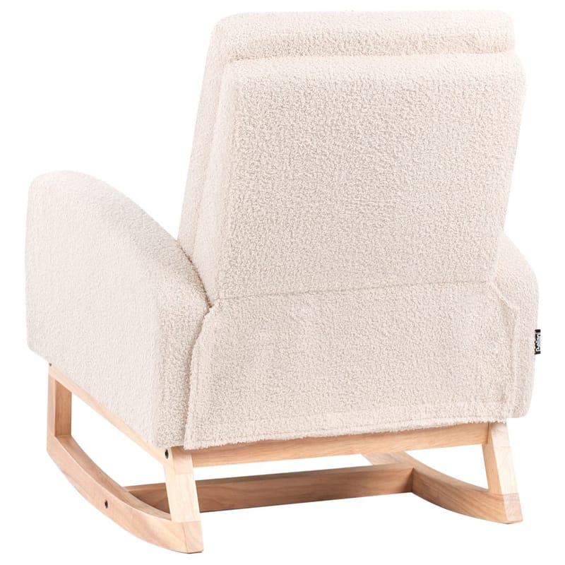 Gungfåtölj Norby - Beige, ljust trä - Möbler - Barnmöbler - Barnstol - Gungstol barn