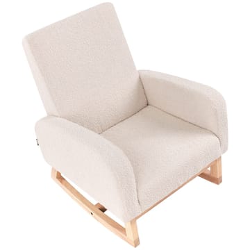 Gungfåtölj Norby - Beige, ljust trä - Möbler - Barnmöbler - Barnstol - Gungstol barn