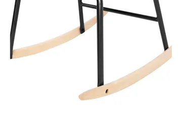 Anrew Gungstol Sammet - Grå - Möbler - Barnmöbler - Barnstol - Gungstol barn