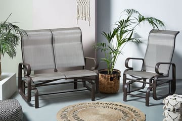 Chapau Gungbänk - Brun - Utemöbler & utemiljö - Utesoffa - Trädgårdsbänk & utebänk